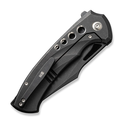 WE Knife Co., Ltd™ Swiftfin Frame Lock WE23051-1 Black 6AL4V Titanium CPM 20CV Stainless Steel Pocket Knife