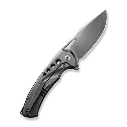 WE Knife Co., Ltd™ Swiftfin Frame Lock WE23051-3 Dark Gray 6AL4V Titanium CPM 20CV Stainless Steel Pocket Knife
