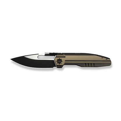 WE Knife Co., Ltd™ Reveille Frame Lock WE23057-1 Bronze Anodized 6AL4V Titanium M390 Stainless Steel Pocket Knife
