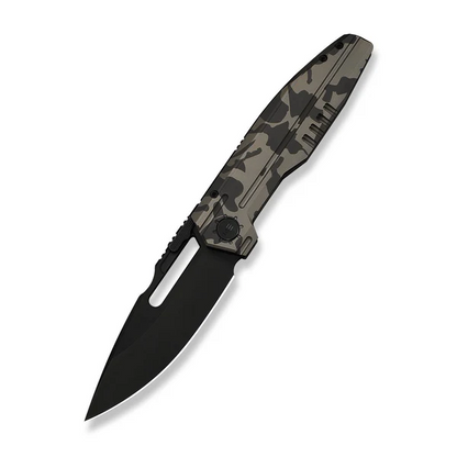 WE Knife Co., Ltd™ Reveille Frame Lock WE23057-3 Desert Terrain 6AL4V Titanium M390 Stainless Steel Pocket Knife