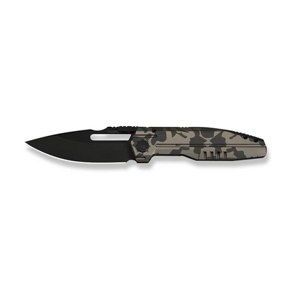 WE Knife Co., Ltd™ Reveille Frame Lock WE23057-3 Desert Terrain 6AL4V Titanium M390 Stainless Steel Pocket Knife