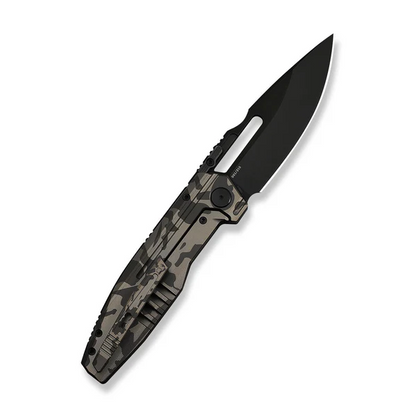 WE Knife Co., Ltd™ Reveille Frame Lock WE23057-3 Desert Terrain 6AL4V Titanium M390 Stainless Steel Pocket Knife