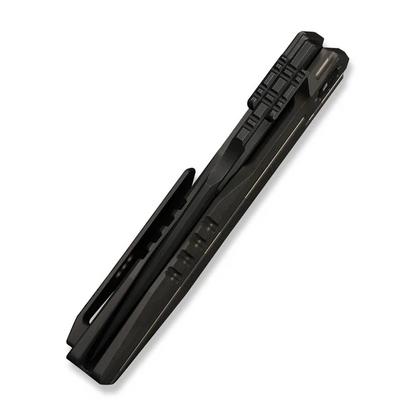WE Knife Co., Ltd™ Reveille Frame Lock WE23057-3 Desert Terrain 6AL4V Titanium M390 Stainless Steel Pocket Knife