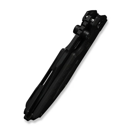 WE Knife Co., Ltd™ Muster Frame Lock WE23058-1 Black Anodized 6AL4V Titanium M390 Stainless Steel Pocket Knife