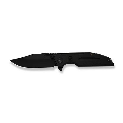 WE Knife Co., Ltd™ Muster Frame Lock WE23058-1 Black Anodized 6AL4V Titanium M390 Stainless Steel Pocket Knife
