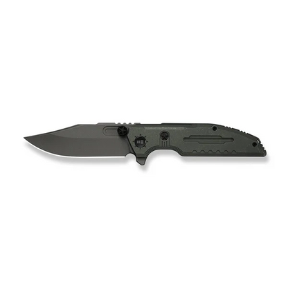 WE Knife Co., Ltd™ Muster Frame Lock WE23058-3 Desert Terrain Camo Anodized 6AL4V Titanium M390 Stainless Steel Pocket Knife