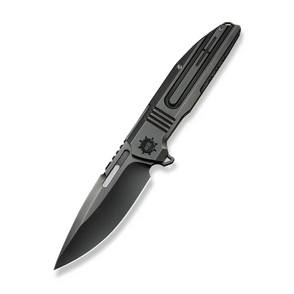 WE Knife Co., Ltd™ Tracks Frame Lock WE23059-1 Gray 6AL4V Titanium M390 Stainless Steel Pocket Knife