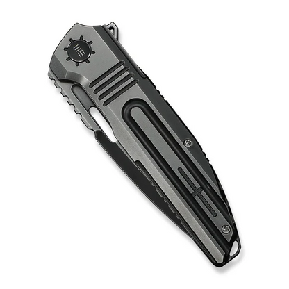WE Knife Co., Ltd™ Tracks Frame Lock WE23059-1 Gray 6AL4V Titanium M390 Stainless Steel Pocket Knife