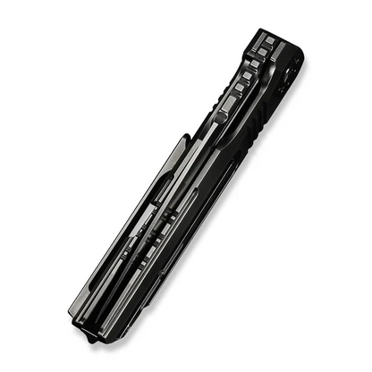 WE Knife Co., Ltd™ Tracks Frame Lock WE23059-1 Gray 6AL4V Titanium M390 Stainless Steel Pocket Knife