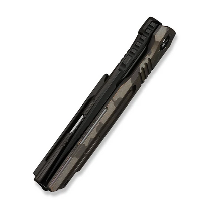 WE Knife Co., Ltd™ Tracks Frame Lock WE23059-3 Desert Terrain 6AL4V Titanium M390 Stainless Steel Pocket Knife