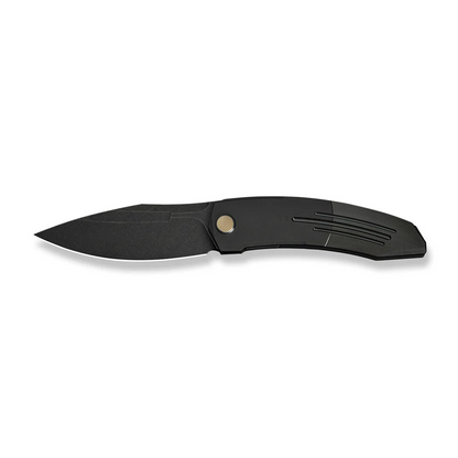 WE Knife Co., Ltd™ Sine Wave Liner Lock WE23069B-1 Black Anodized 6AL4V Titanium M390 Stainless Steel Pocket Knife