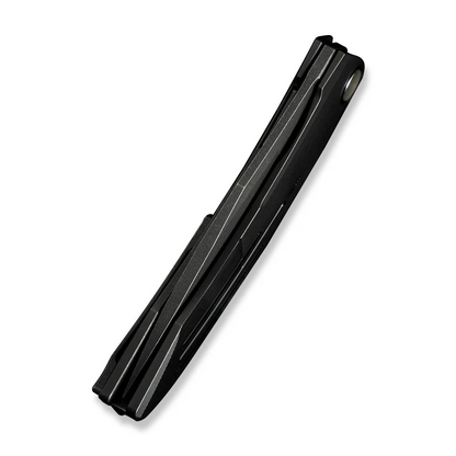 WE Knife Co., Ltd™ Sine Wave Liner Lock WE23069B-1 Black Anodized 6AL4V Titanium M390 Stainless Steel Pocket Knife