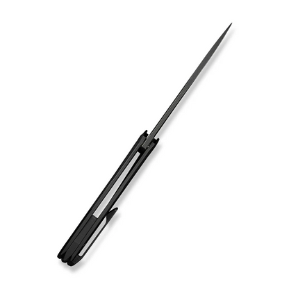 WE Knife Co., Ltd™ Sine Wave Liner Lock WE23069B-1 Black Anodized 6AL4V Titanium M390 Stainless Steel Pocket Knife