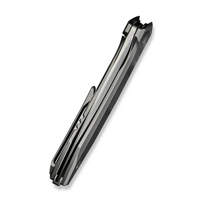 WE Knife Co., Ltd™ Acuminal Frame Lock WE23070-2 Bead-Blasted 6AL4V Titanium Vanax Stainless Steel Pocket Knife