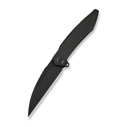 WE Knife Co., Ltd™ Fluxor Liner Lock WE23071-1 Black Anodized 6AL4V Titanium M390 Stainless Steel Pocket Knife