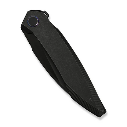 WE Knife Co., Ltd™ Fluxor Liner Lock WE23071-1 Black Anodized 6AL4V Titanium M390 Stainless Steel Pocket Knife