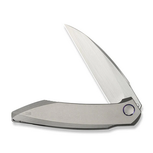WE Knife Co., Ltd™ Fluxor Liner Lock WE23071-2 Gray 6AL4V Titanium M390 Stainless Steel Pocket Knife