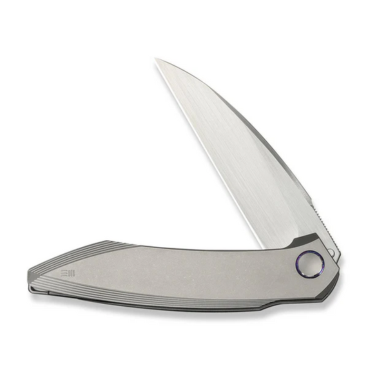 WE Knife Co., Ltd™ Fluxor Liner Lock WE23071-2 Gray 6AL4V Titanium M390 Stainless Steel Pocket Knife