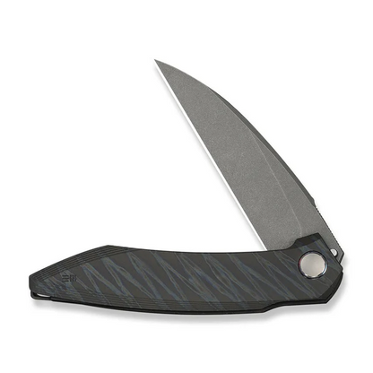 WE Knife Co., Ltd™ Fluxor Liner Lock WE23071-3 Flamed 6AL4V Titanium M390 Stainless Steel Pocket Knife