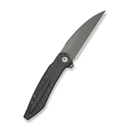 WE Knife Co., Ltd™ Fluxor Liner Lock WE23071-3 Flamed 6AL4V Titanium M390 Stainless Steel Pocket Knife