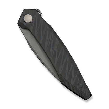WE Knife Co., Ltd™ Fluxor Liner Lock WE23071-3 Flamed 6AL4V Titanium M390 Stainless Steel Pocket Knife