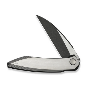 WE Knife Co., Ltd™ Fluxor Liner Lock WE23071-4 Satin & Black Anodized 6AL4V Titanium M390 Stainless Steel Pocket Knife