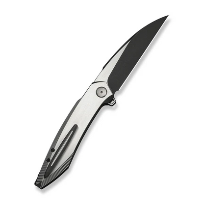 WE Knife Co., Ltd™ Fluxor Liner Lock WE23071-4 Satin & Black Anodized 6AL4V Titanium M390 Stainless Steel Pocket Knife