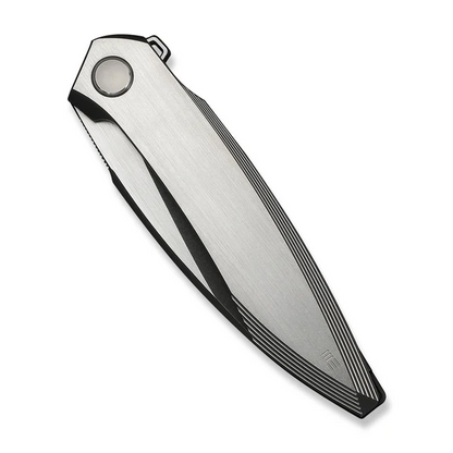 WE Knife Co., Ltd™ Fluxor Liner Lock WE23071-4 Satin & Black Anodized 6AL4V Titanium M390 Stainless Steel Pocket Knife
