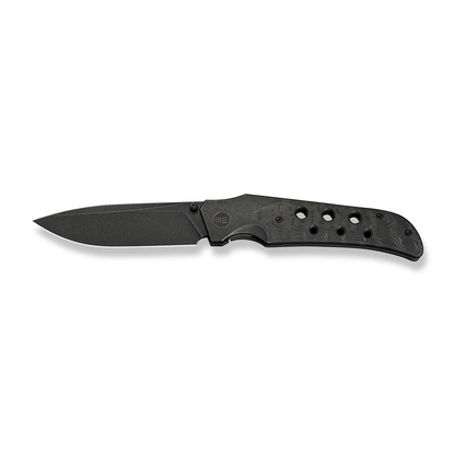 WE Knife Co., Ltd™ Guthrie Bolster Lock WE23072B-1 Rose Carbon Fiber and Black 6AL4V Titanium CPM 20CV Stainless Steel Pocket Knife