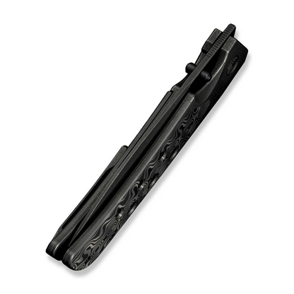 WE Knife Co., Ltd™ Guthrie Bolster Lock WE23072B-1 Rose Carbon Fiber and Black 6AL4V Titanium CPM 20CV Stainless Steel Pocket Knife