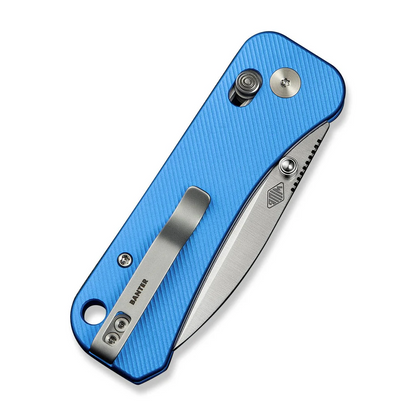 WE Knife Co., Ltd™ Banter II Crossbar Lock WE23075-1 Blue Anodized Aluminum CPM S35VN Stainless Steel Pocket Knife