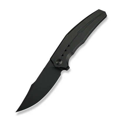 WE Knife Co., Ltd™ Kyklos Frame Lock WE23086-1 Black Anodized 6AL4V Titanium M390 Stainless Steel Pocket Knife