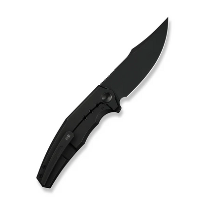 WE Knife Co., Ltd™ Kyklos Frame Lock WE23086-1 Black Anodized 6AL4V Titanium M390 Stainless Steel Pocket Knife