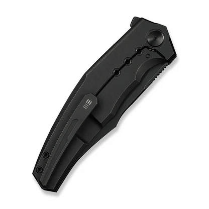 WE Knife Co., Ltd™ Kyklos Frame Lock WE23086-1 Black Anodized 6AL4V Titanium M390 Stainless Steel Pocket Knife