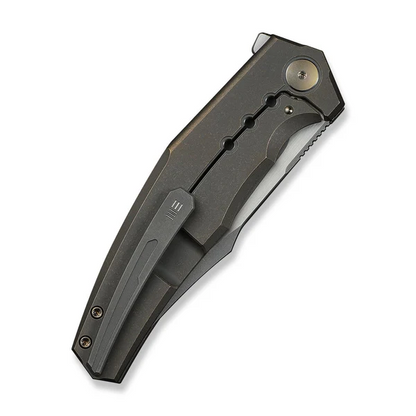 WE Knife Co., Ltd™ Kyklos Frame Lock WE23086-2 Bronze Anodized 6AL4V Titanium M390 Stainless Steel Pocket Knife