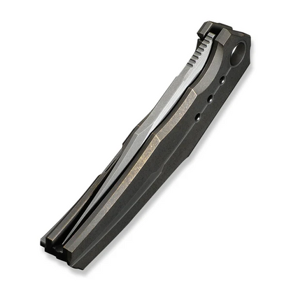 WE Knife Co., Ltd™ Kyklos Frame Lock WE23086-2 Bronze Anodized 6AL4V Titanium M390 Stainless Steel Pocket Knife
