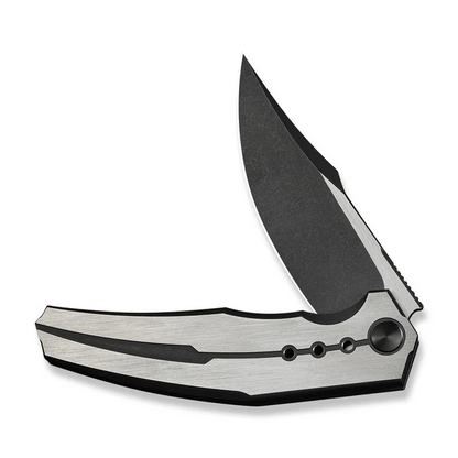WE Knife Co., Ltd™ Kyklos Frame Lock WE23086-3 Black Anodized & Satin-finish 6AL4V Titanium M390 Stainless Steel Pocket Knife