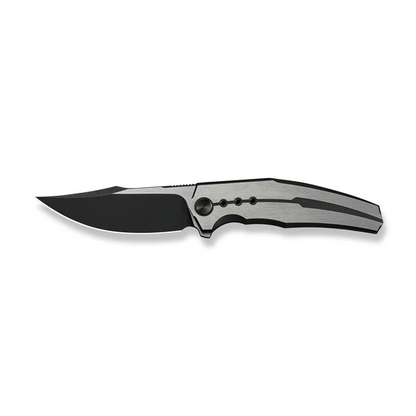WE Knife Co., Ltd™ Kyklos Frame Lock WE23086-3 Black Anodized & Satin-finish 6AL4V Titanium M390 Stainless Steel Pocket Knife