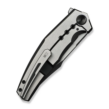 WE Knife Co., Ltd™ Kyklos Frame Lock WE23086-3 Black Anodized & Satin-finish 6AL4V Titanium M390 Stainless Steel Pocket Knife