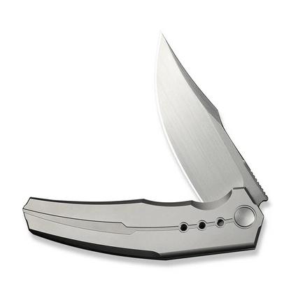 WE Knife Co., Ltd™ Kyklos Frame Lock WE23086-4 Gray 6AL4V Titanium M390 Stainless Steel Pocket Knife