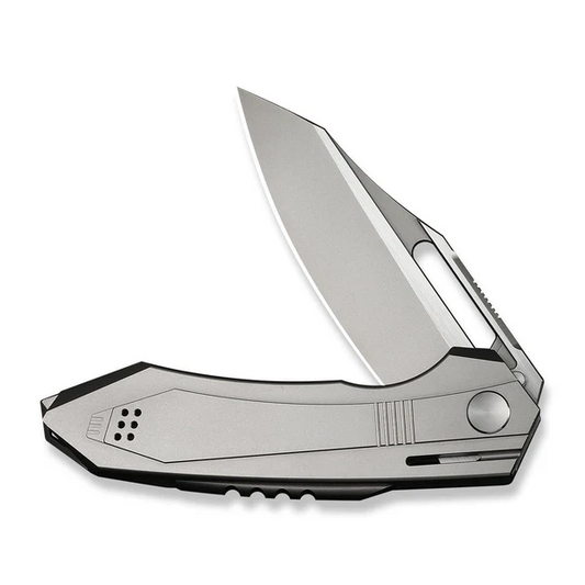 WE Knife Co., Ltd™ Bogey Liner Lock WE23088-2 Gray Anodized 6AL4V Titanium M390 Stainless Steel Pocket Knife