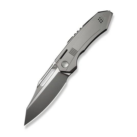 WE Knife Co., Ltd™ Bogey Liner Lock WE23088-2 Gray Anodized 6AL4V Titanium M390 Stainless Steel Pocket Knife