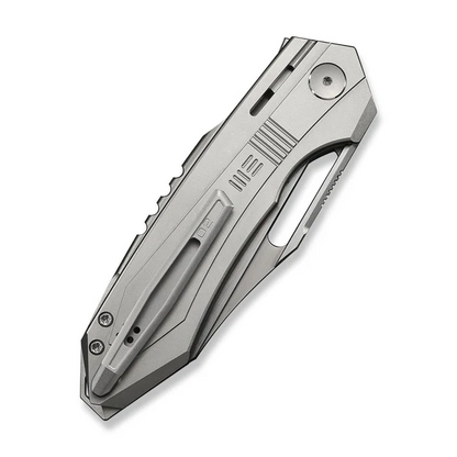 WE Knife Co., Ltd™ Bogey Liner Lock WE23088-2 Gray Anodized 6AL4V Titanium M390 Stainless Steel Pocket Knife