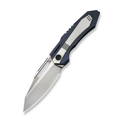 WE Knife Co., Ltd™ Bogey Liner Lock WE23088-3 Satin & Blue Anodized 6AL4V Titanium M390 Stainless Steel Pocket Knife