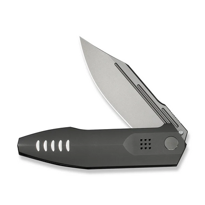 WE Knife Co., Ltd™ Flight Line Liner Lock WE23089-1 Dark Gray 6AL4V Titanium M390 Stainless Steel Pocket Knife