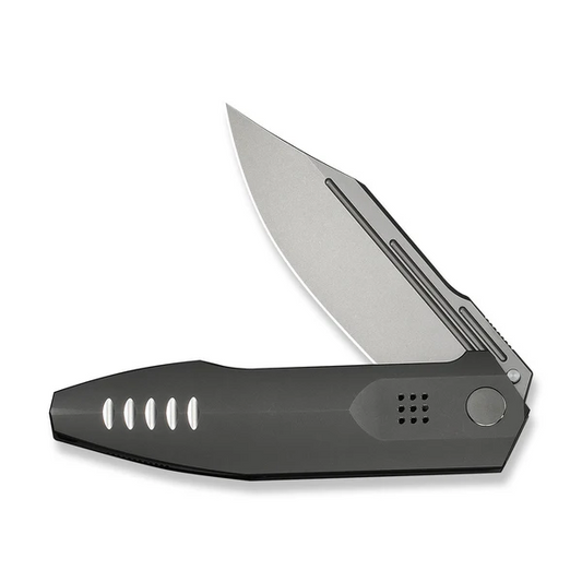 WE Knife Co., Ltd™ Flight Line Liner Lock WE23089-1 Dark Gray 6AL4V Titanium M390 Stainless Steel Pocket Knife