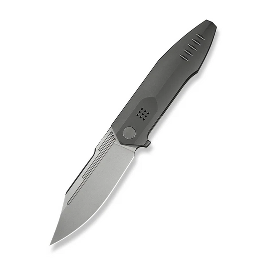 WE Knife Co., Ltd™ Flight Line Liner Lock WE23089-1 Dark Gray 6AL4V Titanium M390 Stainless Steel Pocket Knife