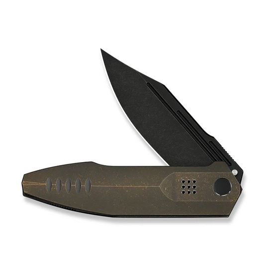 WE Knife Co., Ltd™ Flight Line Liner Lock WE23089-2 Bronze Anodized 6AL4V Titanium M390 Stainless Steel Pocket Knife