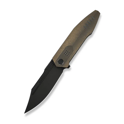 WE Knife Co., Ltd™ Flight Line Liner Lock WE23089-2 Bronze Anodized 6AL4V Titanium M390 Stainless Steel Pocket Knife
