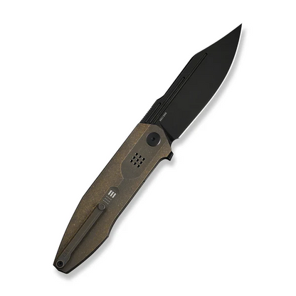 WE Knife Co., Ltd™ Flight Line Liner Lock WE23089-2 Bronze Anodized 6AL4V Titanium M390 Stainless Steel Pocket Knife